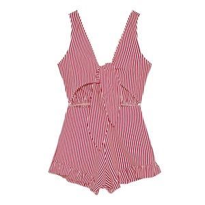 🆕 NWT Zara Striped Jumpsuit Romper